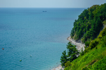 view of the coast of the sea
