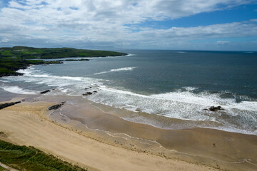 Fintra beach and the Atlantic ocean at Donegal on the west coast of Ireland