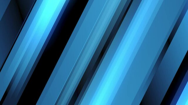 Abstract blue lines background loop
