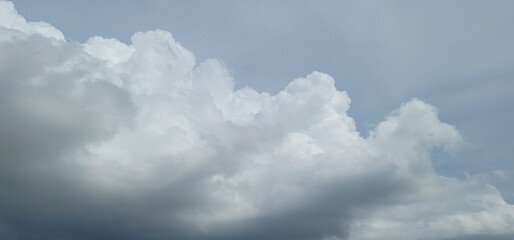 Clouds after storm.