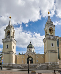 Moscow. The gate of the John the Baptist convent from the street. Zabelina