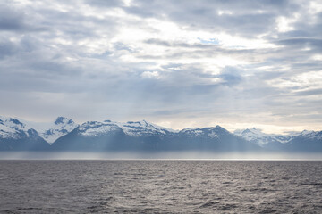 Chatham Strait and Baranof Island in South East Alaska