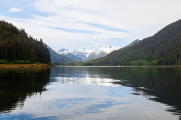 Alaska Landscape reflected in water
