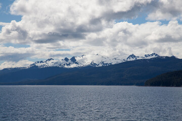 Landscape in alaska's inside pasage