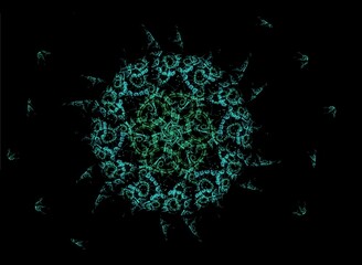 fractal virus illustration
