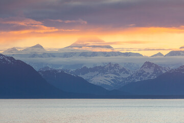 Sunset in Alaska