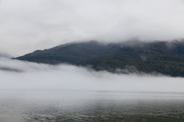 Landscape in south east alaska