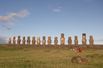 Estatuas Muais em Rapa Nui