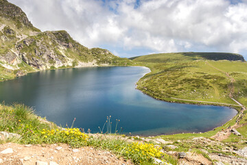 Landscape of The Seven Rila Lakes, Rila Mountain, Bulgaria