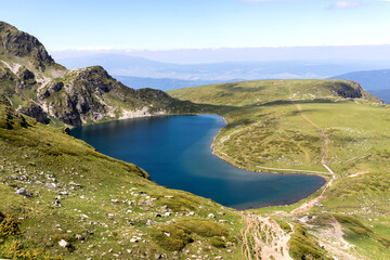 Landscape of The Seven Rila Lakes, Rila Mountain, Bulgaria