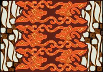 Parang Batik motifs from Yogyakarta, some combined with various colors and patterns of flora and fauna