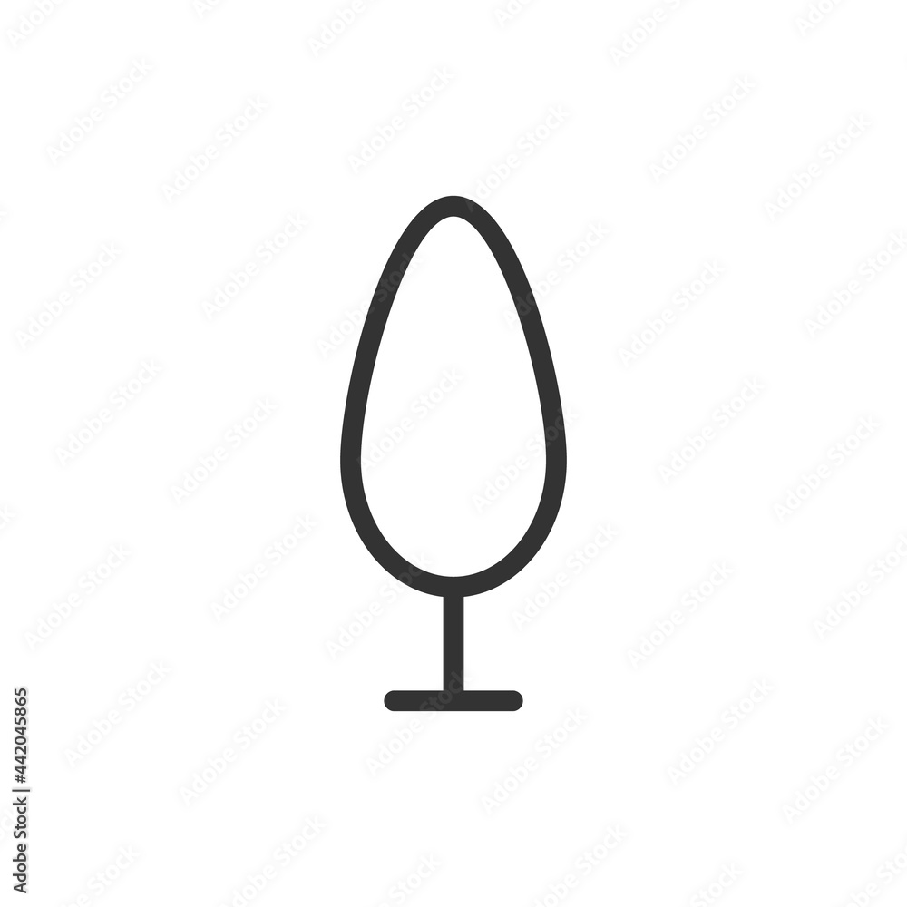 Poster premium tree line icon for app, web and ui.