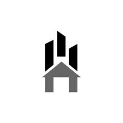home building logo design vector icon