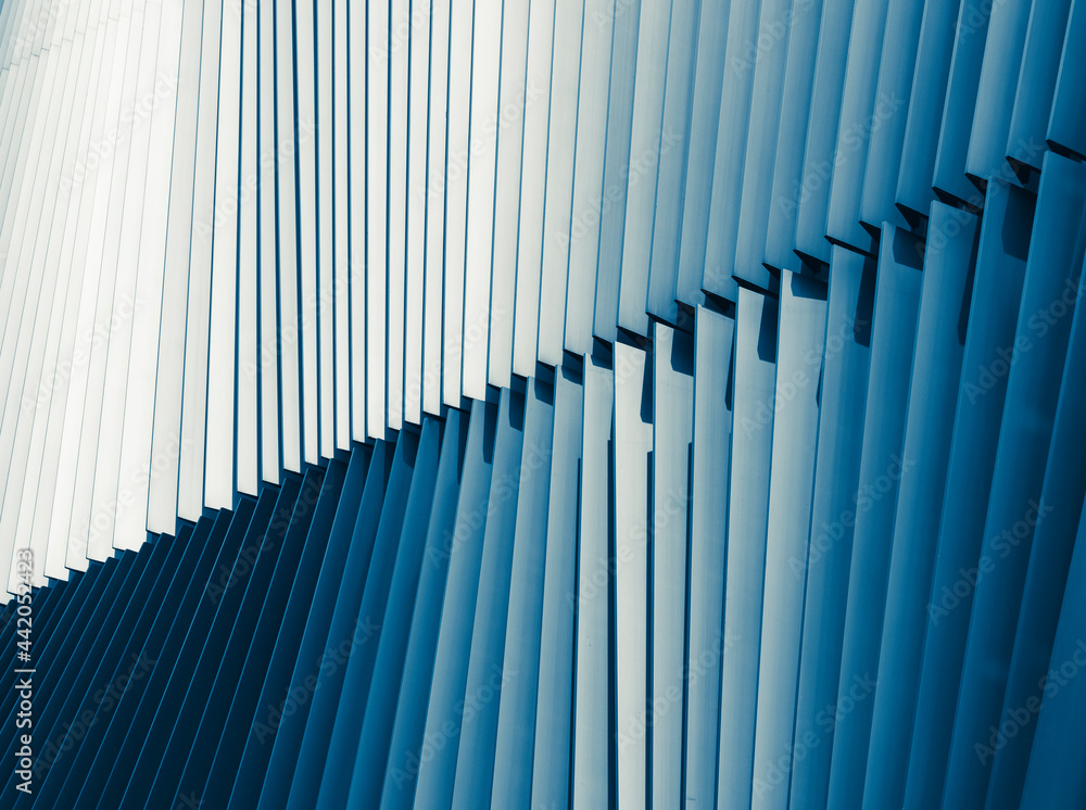 Poster metal pattern architecture detail modern building facade shade lighting