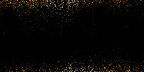 黒地に金の砂眼模様イメージ2・パノラマサイズ