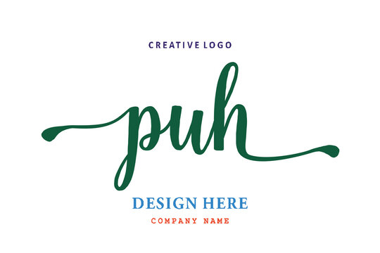 PUH lettering logo is simple, easy to understand and authoritative