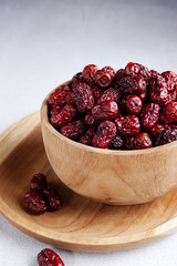 Kurma merah or red dates or angco is dried unabi fruit or jujube.