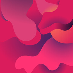 illustration Gradient geometric pattern background texture, Modern vector waveform for brichure.