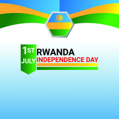 Independence day Rwanda 1st of July