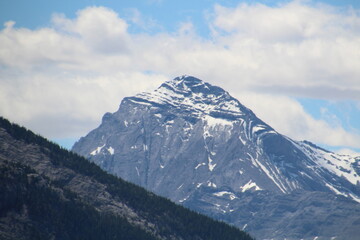Fototapeta na wymiar Top Of The Mountain, Nordegg, Alberta