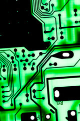 Fototapeta na wymiar Abstract,close up of Mainboard Electronic background. (logic board,cpu motherboard,circuit,system board,mobo)