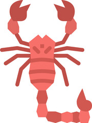 scorpion flat icon