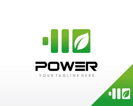 Electric Vehicle Battery logo. Electrical logo design vector
