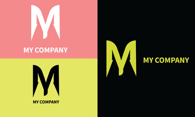 M+Y Letter logo designe 