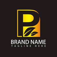 P Letter Logo Vector Art