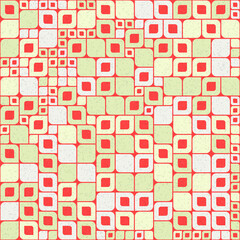 Abstract Geometric Pattern generative computational art illustration