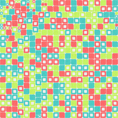 Abstract Geometric Pattern generative computational art illustration