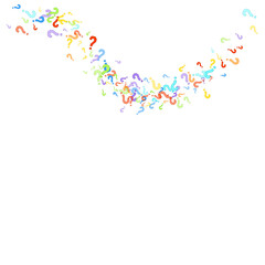 Question marks Quiz doubt survey faq public poll.