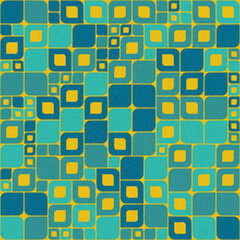 Abstract Geometric Pattern generative computational art illustration