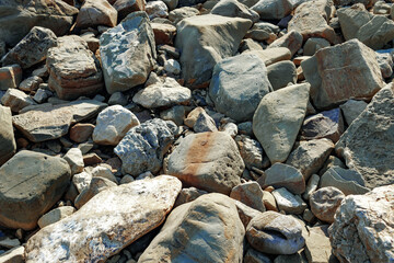 Big sharp stones texture for a background