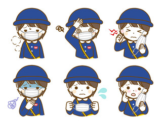 マスクがつらい幼稚園男児