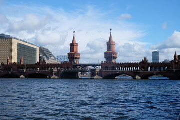 Fototapeta premium Berlin, Oberbaumbrücke