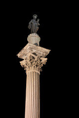 Column of Peace in Rome at Night