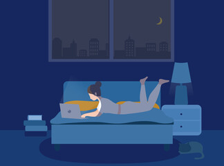 Home Vacation Illustration for Summer 