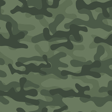 Military camouflage. Army pattern. Hunting uniform. Vector.