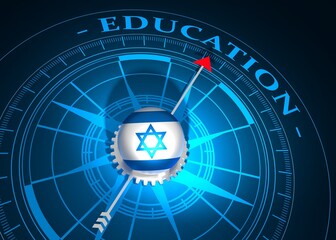 The concept of effective education. 3D illustration