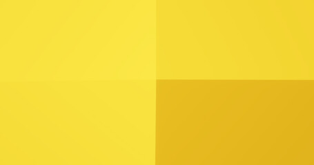 Render with yellow lemon color on simple geometric background