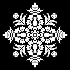Religion cross doodle sketch black and white. Suitable for decoration. Stencil - 442085406