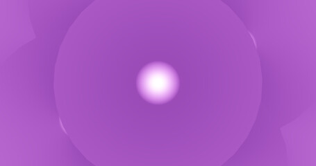 Obraz premium Render with an abstract composition of a gentle purple color and a bright spot