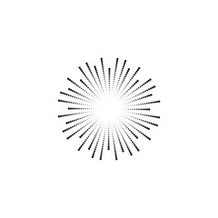 Obraz premium Sun Vector illustration Icon Logo Template design