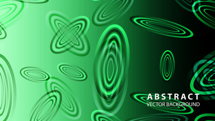 Abstract colorful oval background with gradient color - vector