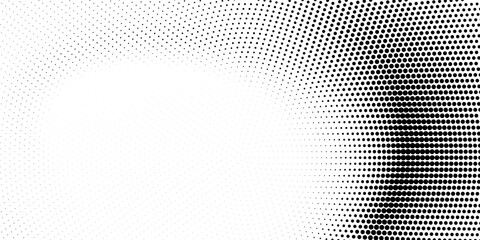 Halftone monochrome texture with dots. Minimalism, vector. Background for posters, websites, business cards, postcards, interior design.
