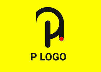P Professional Modern Logo Design
