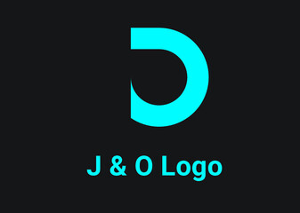 J &O Professional Modern Logo Design
