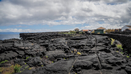 The landscape of Pico Island in the Azores