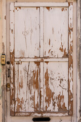 Background texture of an old wooden door.